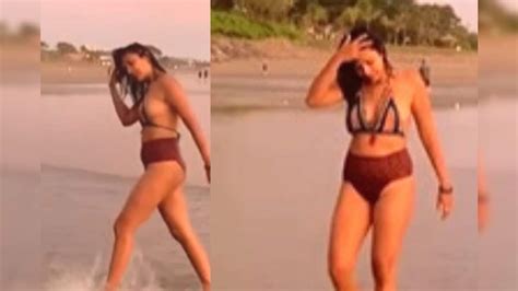 amala paul unleashes her inner goddess in multicolored bikini news18