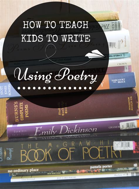How To Teach Kids To Write Using Poetry