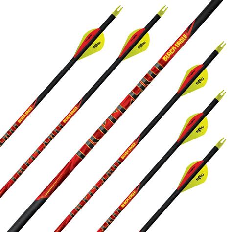 Complete Arrow Black Eagle Outlaw 005 Carbon Fletched At Facto
