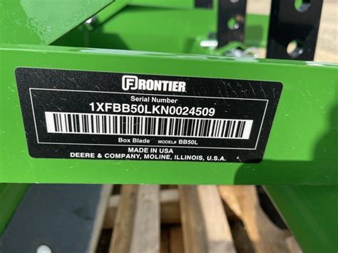 2022 Frontier Bb5048l Compact And Garden Tractor Blades Waverly