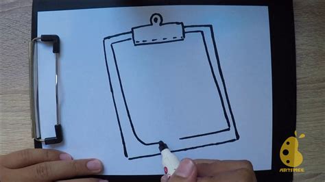 How To Draw Clipboard Youtube