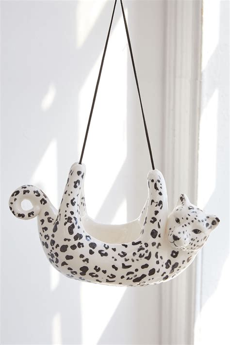 Beautiful Leopard Wall Planter Exterior Planters