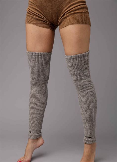 Leg Warmers Composed Of 70 Sheep Wool 30 Viscose High Quality Mongolian Wool Products Will