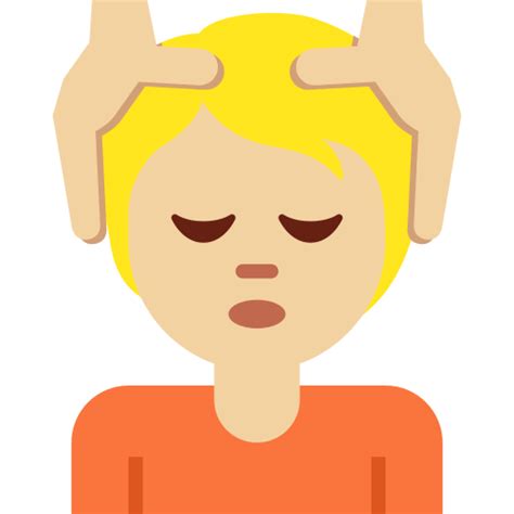💆🏼 Persona Che Riceve Un Massaggio Carnagione Abbastanza Chiara Emoji