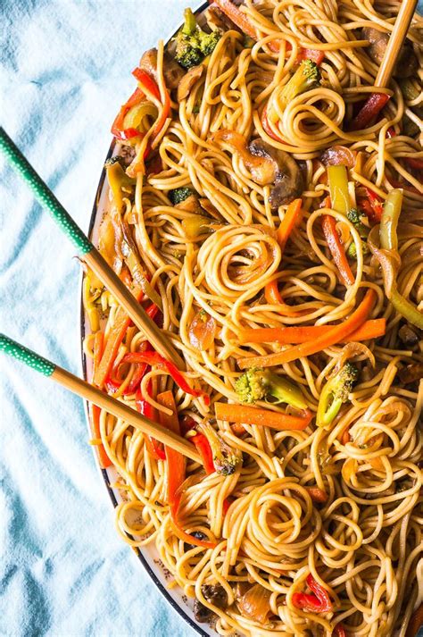 Preheat oven to 375 f. 15 Minute Vegetable Lo Mein - Kitschen Cat | Recipe ...