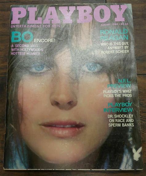 August 1980 Playboy Magazine Bo Derek Encore Eddition Values Mavin