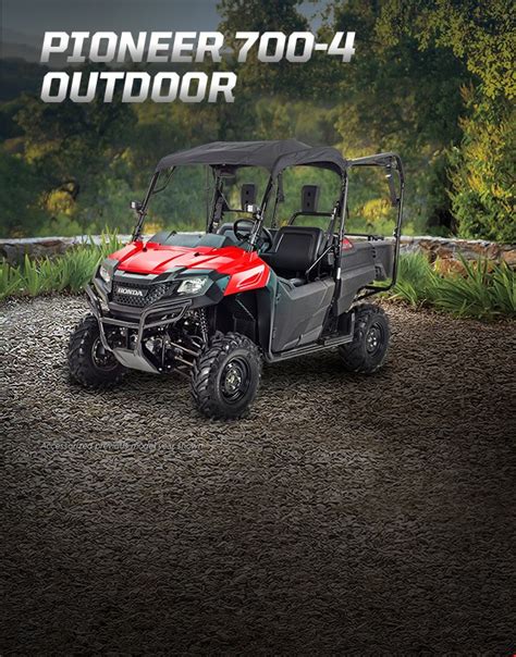 Pioneer 700 4 Outdoor Package Honda Atv And Side By Side Canada