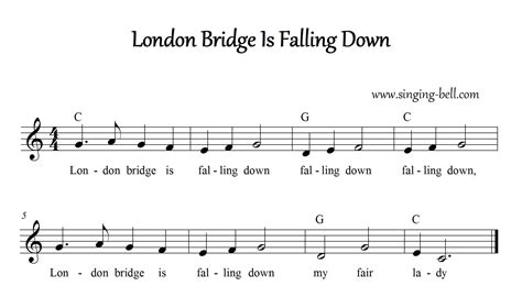 Free Nursery Rhymes London Bridge Is Falling Down Free Mp3 Audio