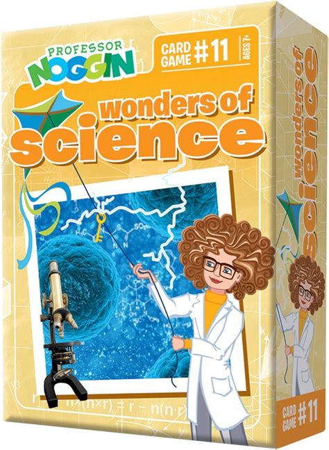 Outset Media Professor Noggins Wonders Of Science Trivia Card Game