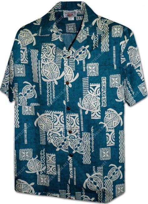 Pacific Legend Polynesian Honu MenS Hawaiian Shirt Fashion Store