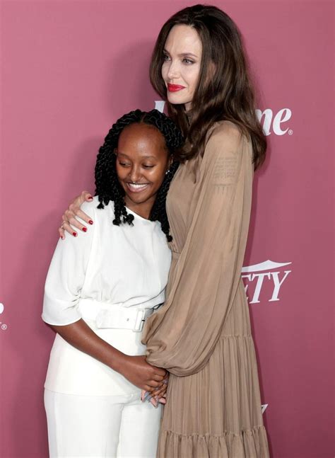 Angelina Jolie Proudly Introduces Daughter Zahara 16 To Poet Amanda