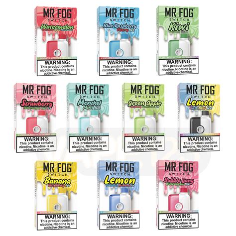 Mr Fog Switch 5500 Puffs Tfn Disposable Smoke Shop Delta 8 Dabs