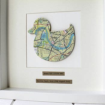 From baby showers to christenings and even that very special first birthday, we've got an adorable collection of personalised gifts for babies made by some of the uk's most talented and creative entrepreneurs. Personalised Baby Duck Map Picture By Posh Totty Designs ...