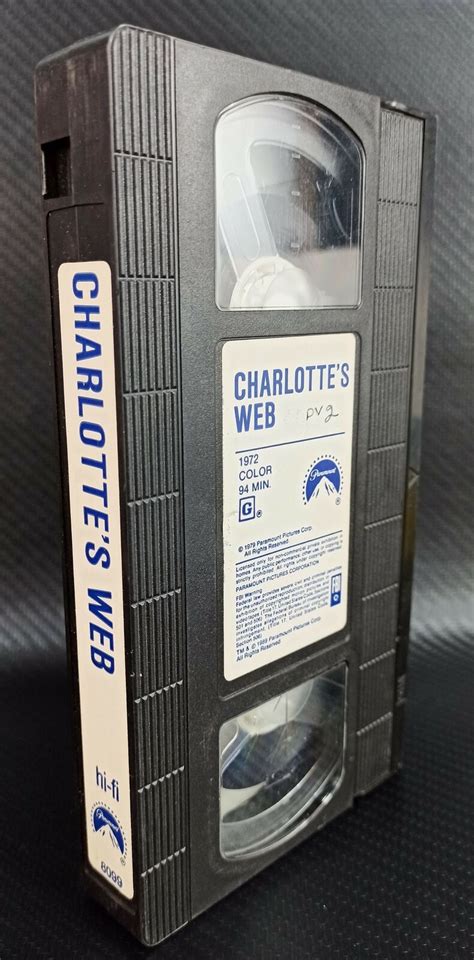Charlottes Web Vhs 1979 Paramount Pictures Tape Only Ebay