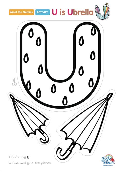 Download 344 Letter U Is For Umbrella Coloring Pages Png Pdf File
