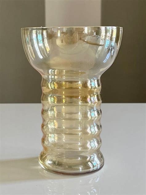 Yellow Pearl Diver Glass Etsy