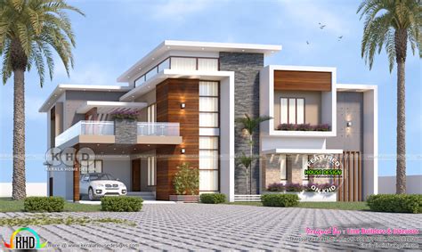 3134 Square Feet Modern Contemporary Home Kerala Home Design And