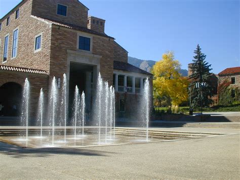 Trumbo Fountain At Cu Boulder Colorado Landscape Architecture Firm