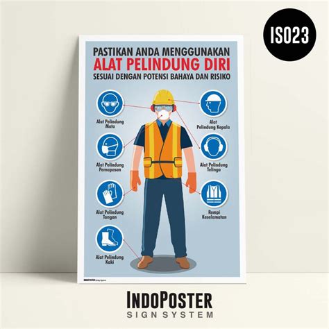Jual Safety Poster K3 Keselamatan Alat Pelindung Diri Apd A1 Shopee Indonesia