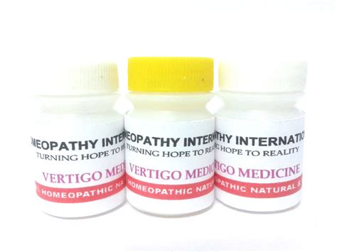 Vertigo Homeopathic Medicine