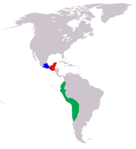Inca Aztec Maya Map Pacific Centered World Map