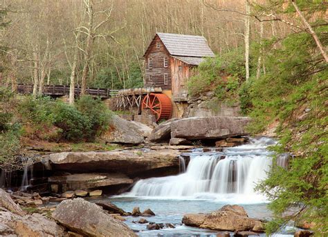 Whether you choose to soak in the hot tub, sit by a warm cozy fire, relax on the deck, enjoy a fine gourmet dining experience in town. Glade Creek Mill, West Virginia ?09 Photograph by Monte Nagler
