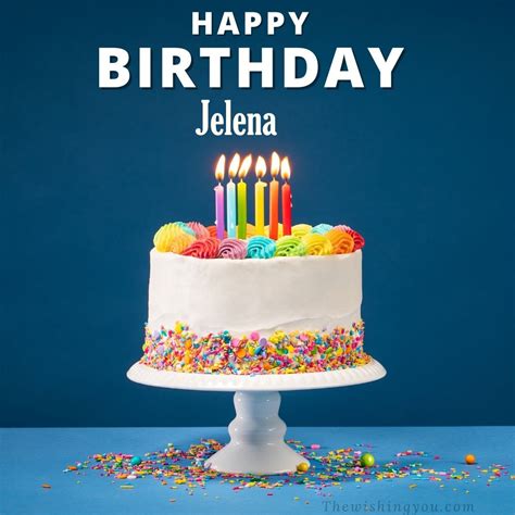 100 Hd Happy Birthday Jelena Cake Images And Shayari