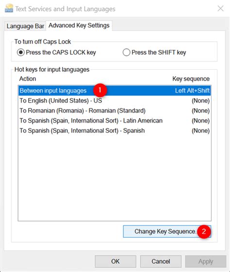 How To Change The Keyboard Language Shortcut In Windows 10