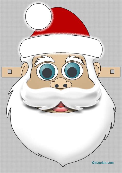 17 Best Images About Santa On Pinterest Coloring Reindeer And Free Angel