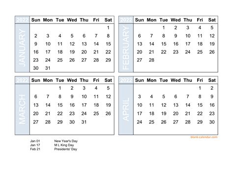Excel Calendar Grid 2022 April Calendar 2022