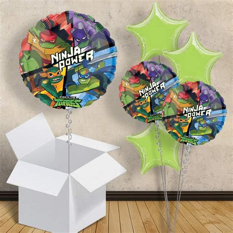 Ninja Turtles Balloon In A Box Rise Party Save Smile