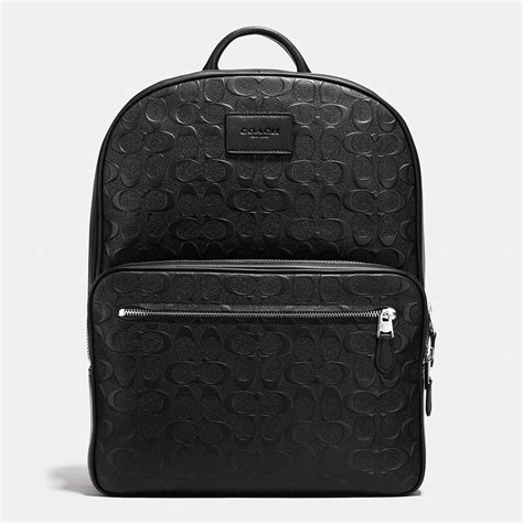 Coach Hudson Backpack In Signature Crossgrain Leather For Men Lyst