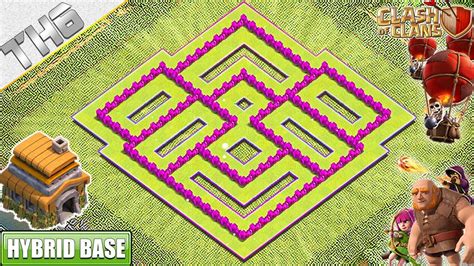 TH6 Base 2020 With REPLAY Town Hall 6 Hybrid Base With Copy Link