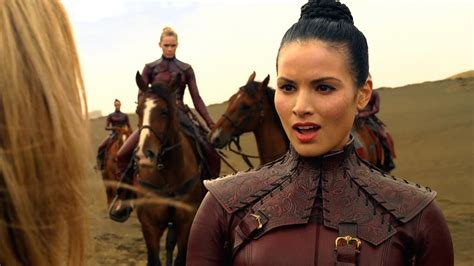 Katrina Law Friends In Leather Catsuits Legend Of The Seeker P