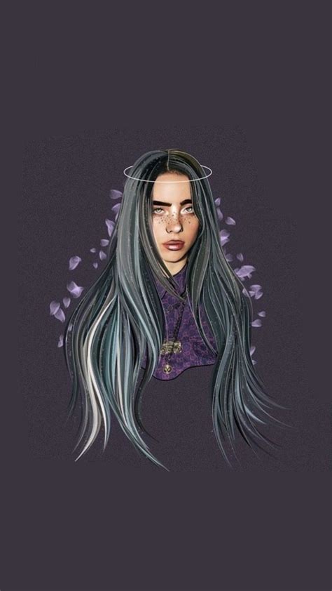 Maybe you would like to learn more about one of these? Outline of Billie Eilish💜 in 2020 | Billie, Billie eilish ...
