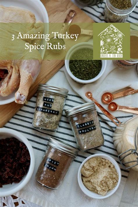 3 Amazing Poultry Spice Rubs — Under A Tin Roof™ Turkey Spices Spice Rub Poultry Spice