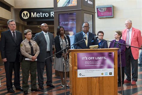 10 15 15 Metro Press Conference On Sexual Harassment Outreach “its Off Limits” Campaign