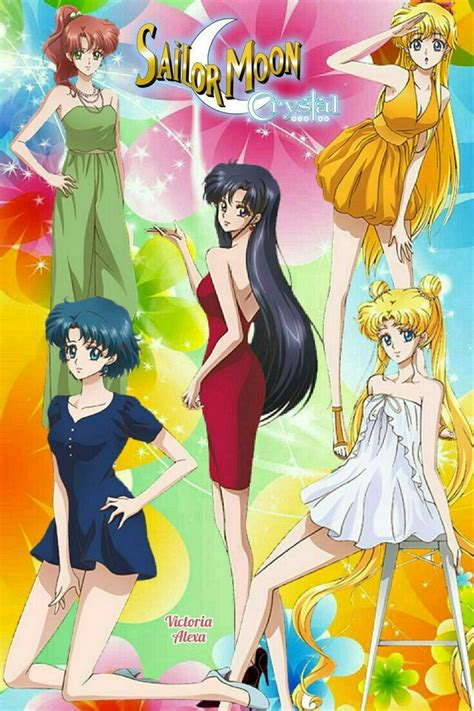 Sailor Scouts From Sailor Moon Crystal Sailor Moon Crystal Sailor Moom Sailor Moon