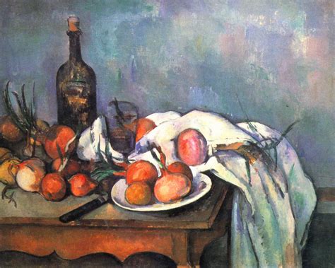 Natura Morta Con Cipolle Paul Cézanne 1896 1898