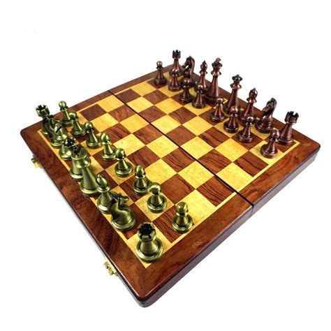 Buy Traditional Games chess International Chess Set with Folding Wooden