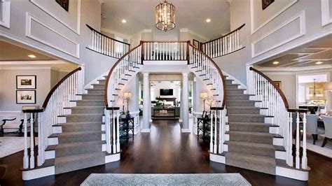 Two Staircase House Plans Staircase Design House Curved Stair
