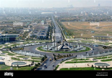 View Of The Ashgabat The Capital Of The Turkmenistan Stock Photo Alamy