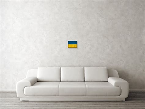 Ukraine Flag Vintage Distressed Finish Art Print By Design Turnpike