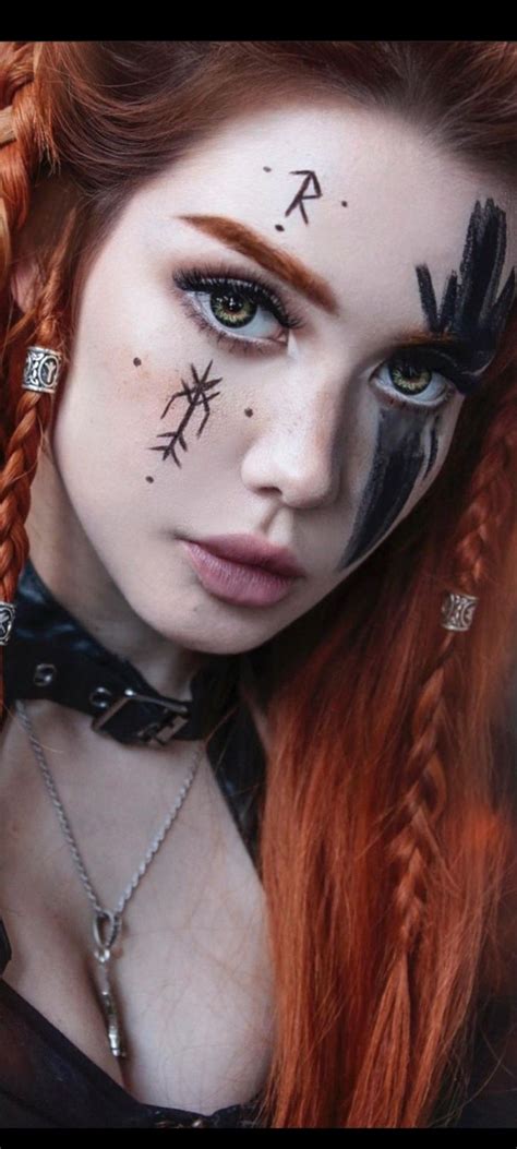 Pagan Makeup Viking Makeup Witch Makeup Cosplay Make Up Viking