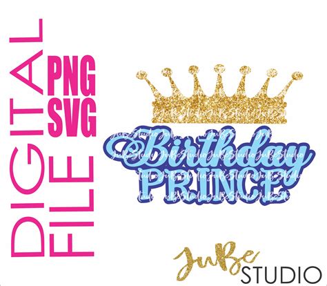 Little Prince Svg Prince Crown Svg Birthday Svg Crown Clipart Little