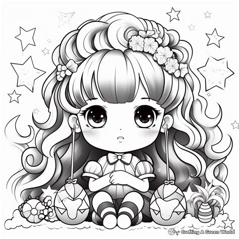 Kawaii Aesthetic Coloring Pages Free And Printable