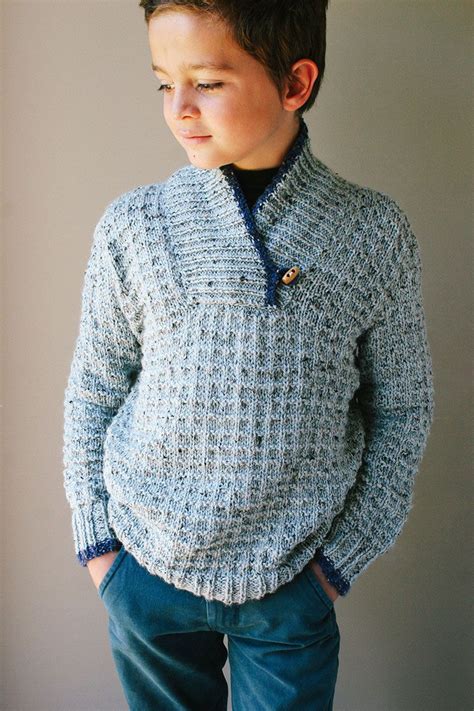 Boys Alpaca Tweed Jumper Free Pattern Knitting Patterns Free