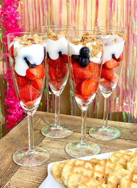 Galentines Day Brunch Inspo Pop Of Gold Brunch Desserts Birthday