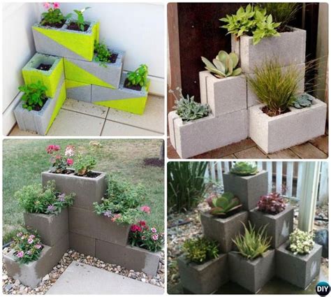 Put your favorite plants on display with a gorgeous cinder block wall garden. Creative cinder block backyard ideas on a budget 55 ...