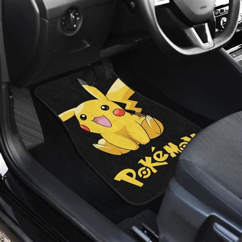 Funny Pikachu Pokemon Anime Fan T Car Floor Mats H200221 Universal